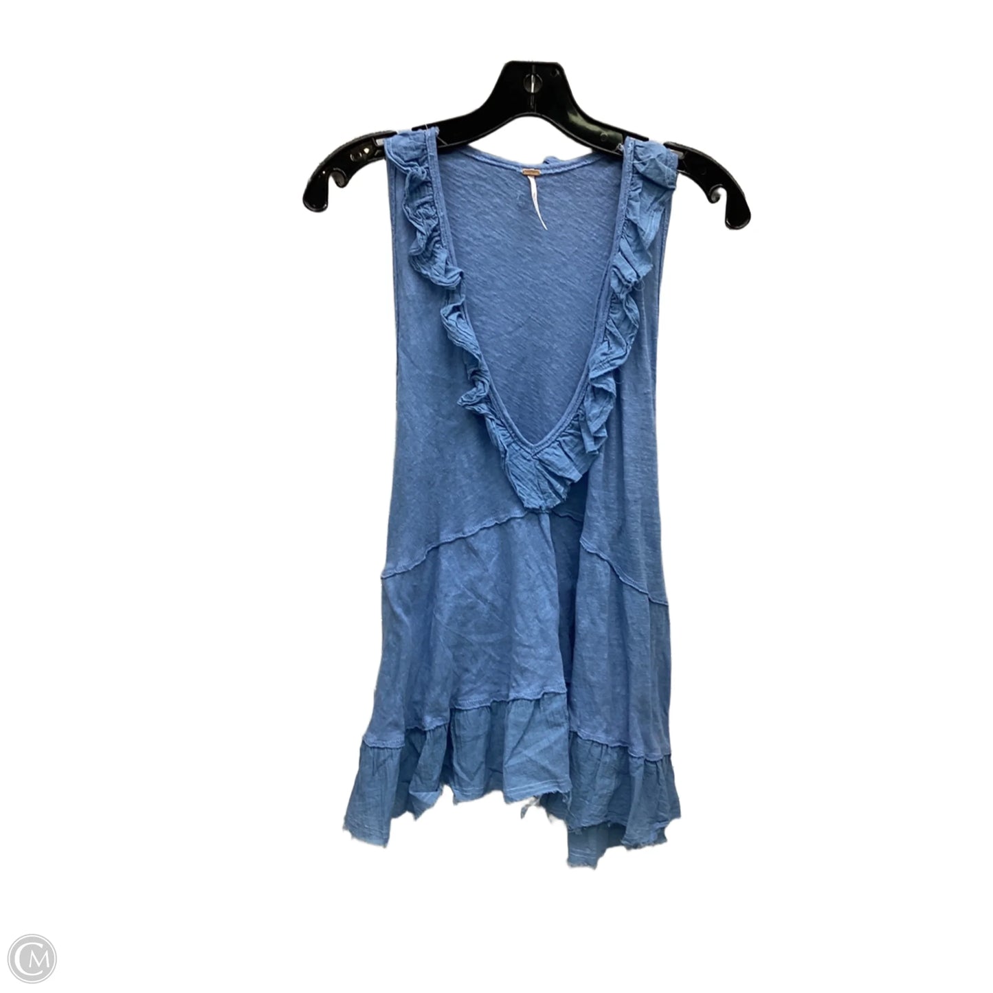 Top Sleeveless By Free People In Blue, Size: M