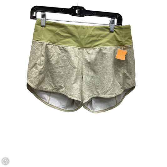 Athletic Shorts By Lululemon In Green, Size: 6