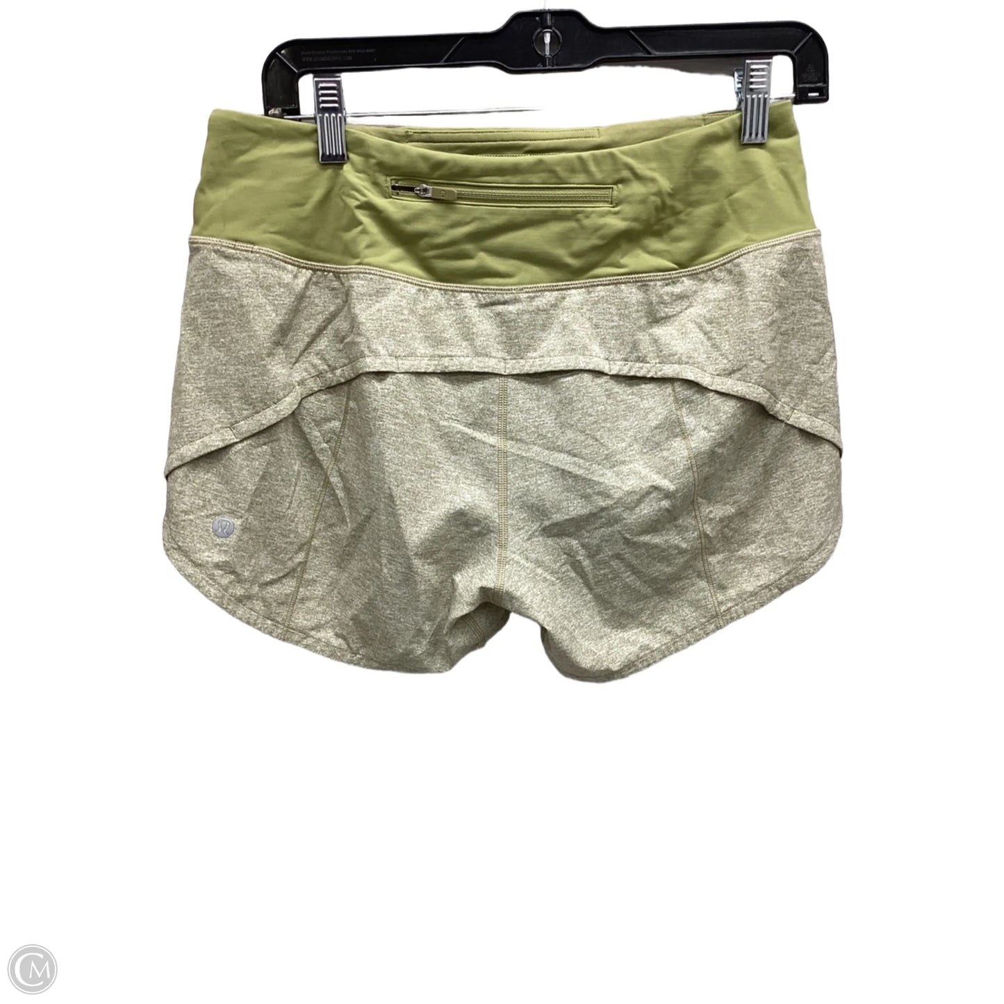 Athletic Shorts By Lululemon In Green, Size: 6