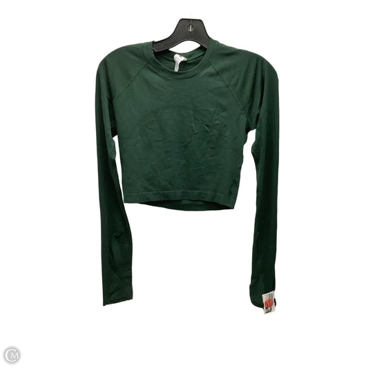 Top Long Sleeve By Lululemon In Green, Size: 6