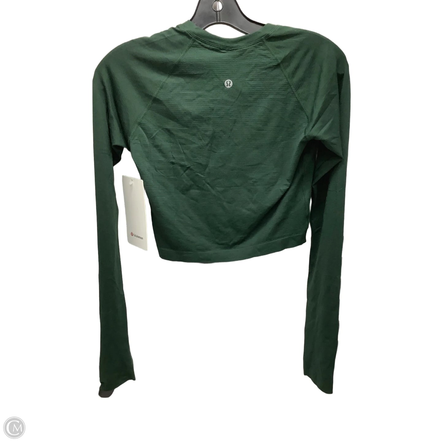 Top Long Sleeve By Lululemon In Green, Size: 6