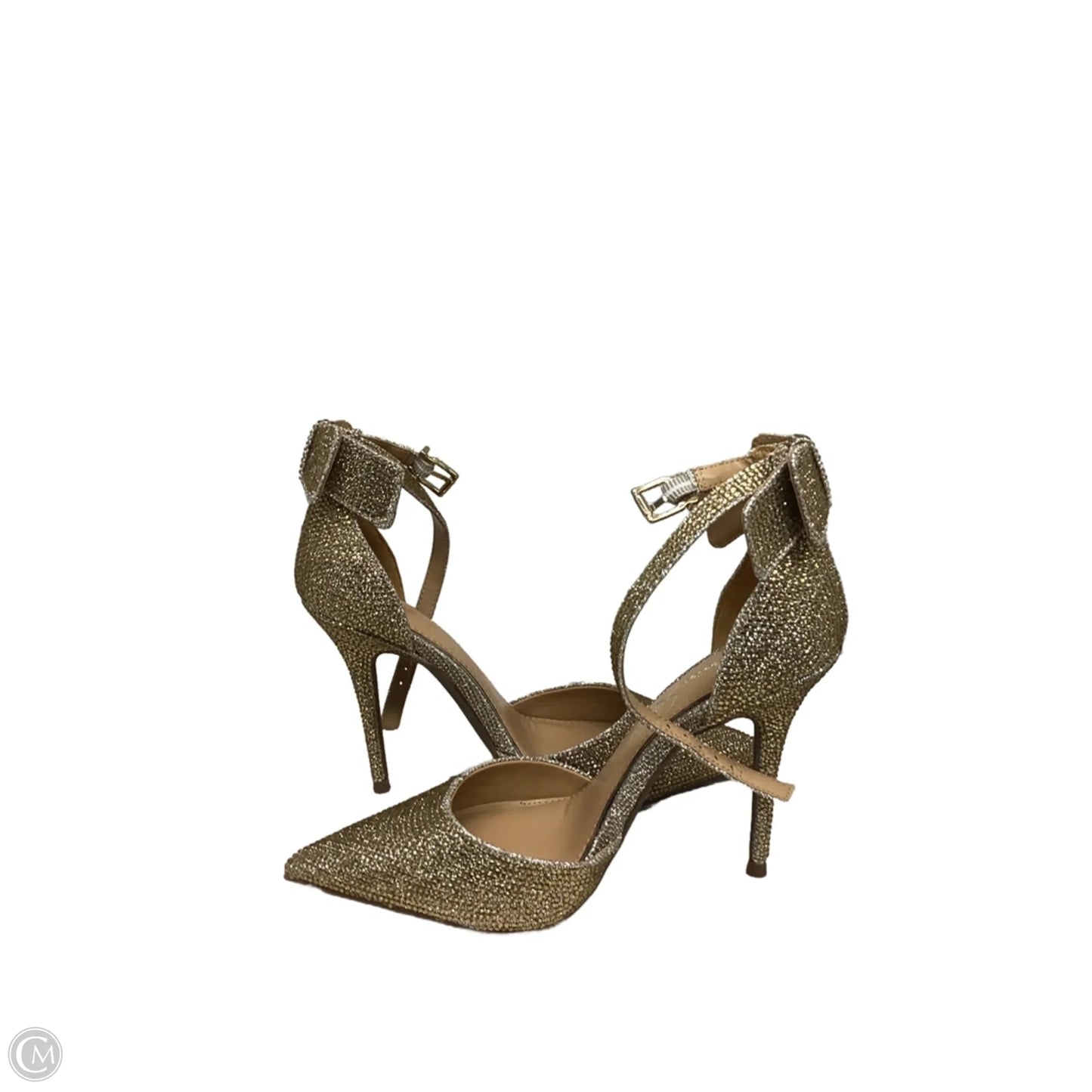 Shoes Heels Stiletto By Jessica Simpson In Gold, Size: 6