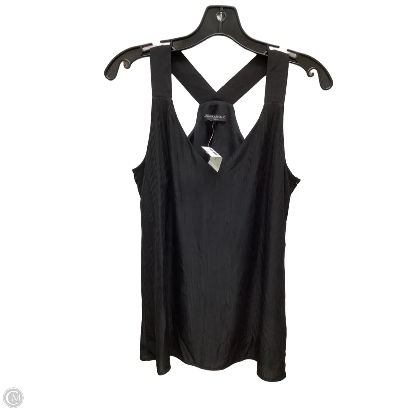 Top Sleeveless By Banana Republic In Black, Size: S