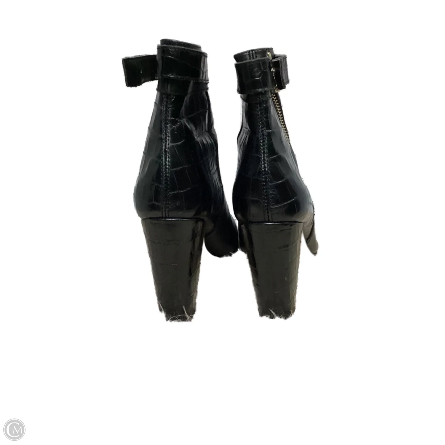 Boots Ankle Heels By Ann Taylor In Black, Size: 9.5