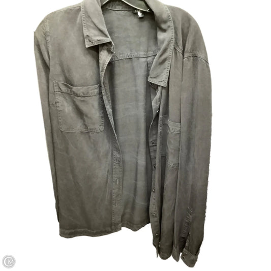 Top Long Sleeve By Torrid In Grey, Size: 2x