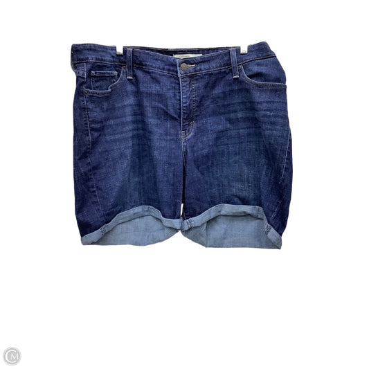 Shorts By Levis In Blue Denim, Size: 22