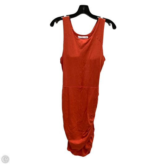 Dress Casual Midi By Athleta In Orange, Size: S