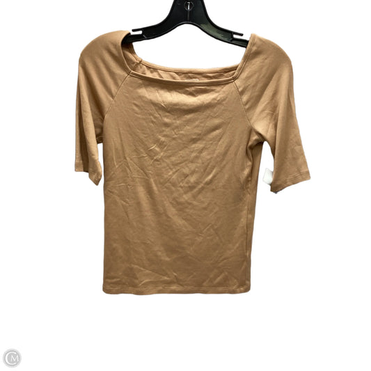 Top Short Sleeve By Gap In Brown, Size: M