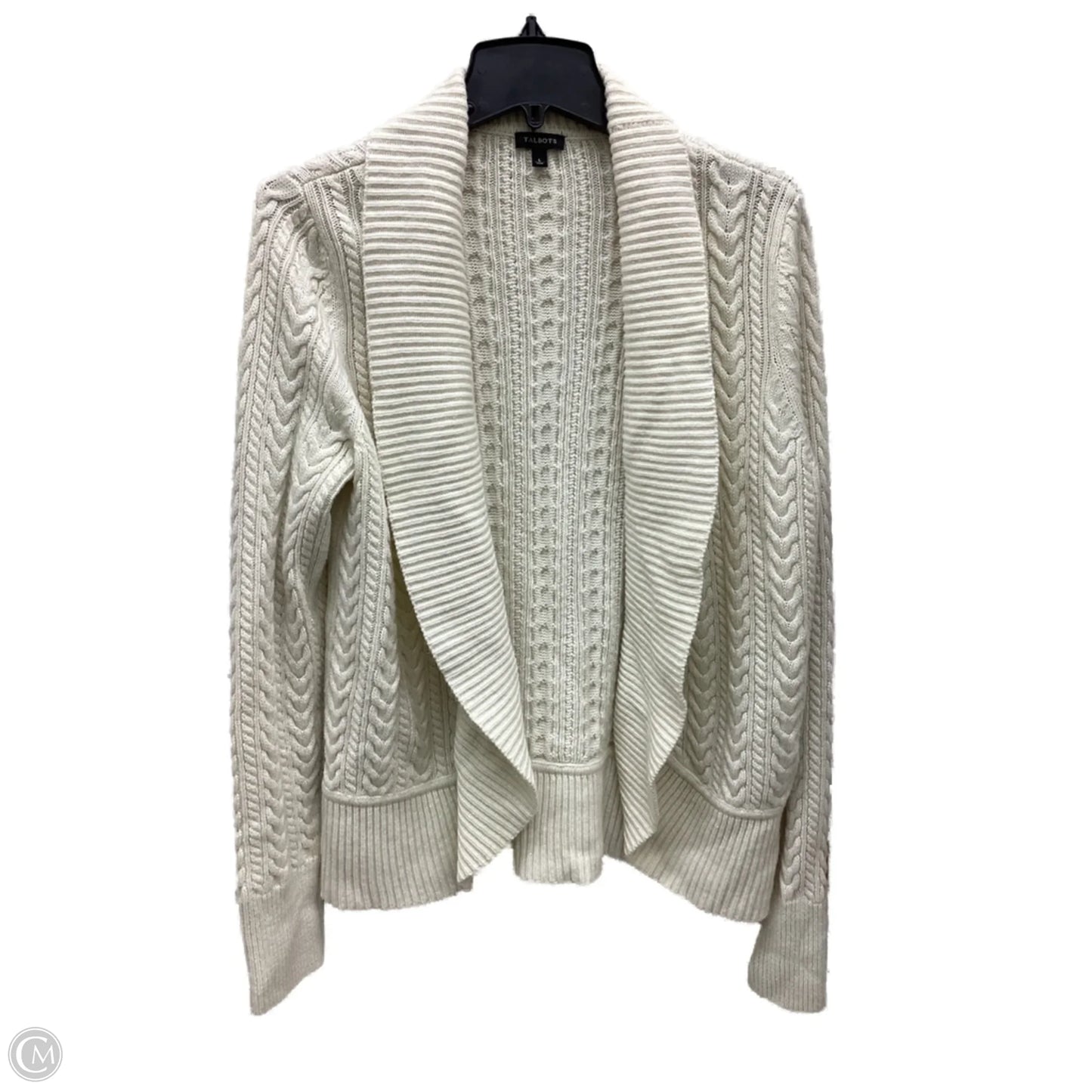 Cardigan By Talbots In Ivory, Size: L