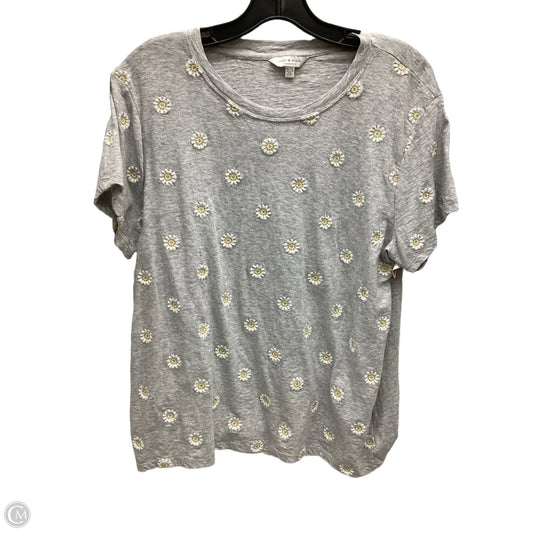 Top Short Sleeve By Lucky Brand In Grey, Size: Xl