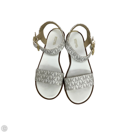 Sandals Designer By Michael Kors In White, Size: 8