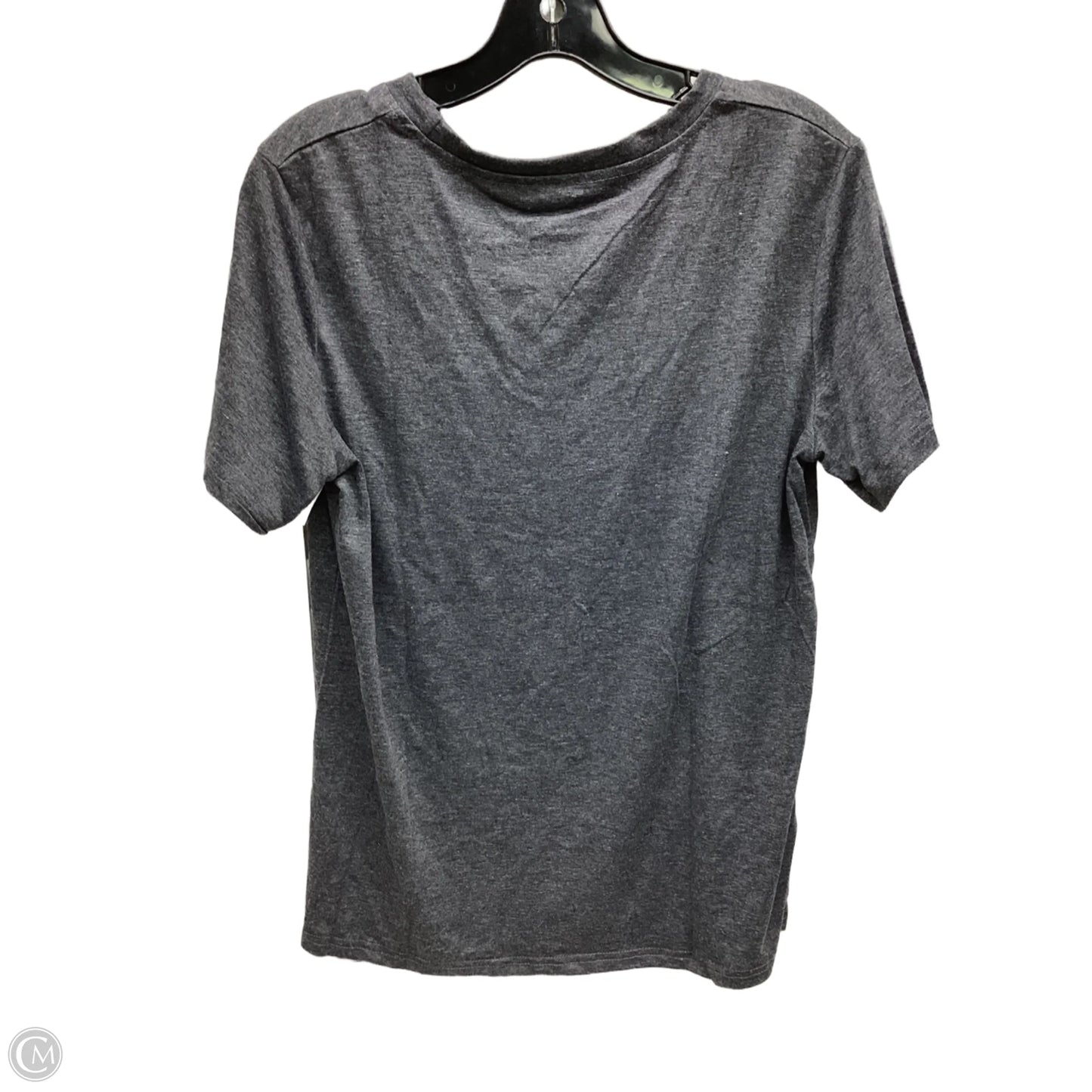 Top Short Sleeve By Clothes Mentor In Grey, Size: M