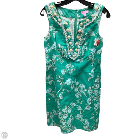 Dress Designer By Lilly Pulitzer In Green, Size: 4