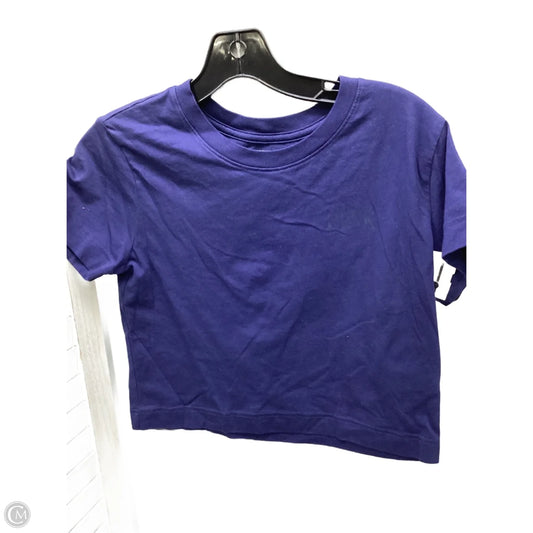 Top Short Sleeve By Pink In Navy, Size: Xs