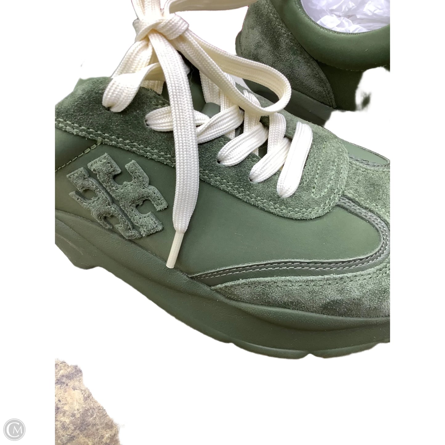 Shoes Designer By Tory Burch In Green, Size: 9