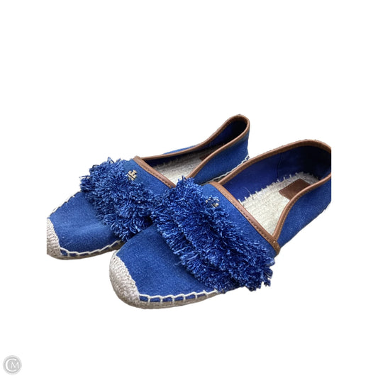 Shoes Designer By Tory Burch In Blue Denim, Size: 8.5