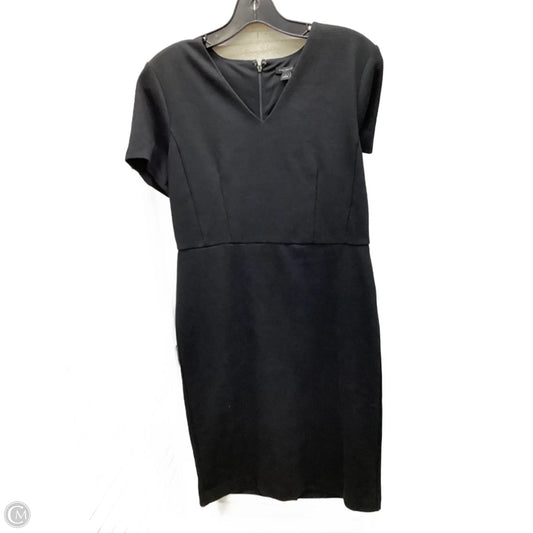 Dress Casual Midi By Ann Taylor In Black, Size: 6