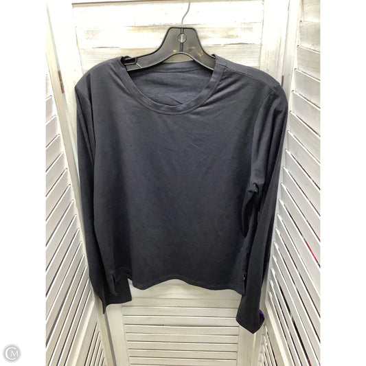 Top Long Sleeve By All In Motion In Grey, Size: L