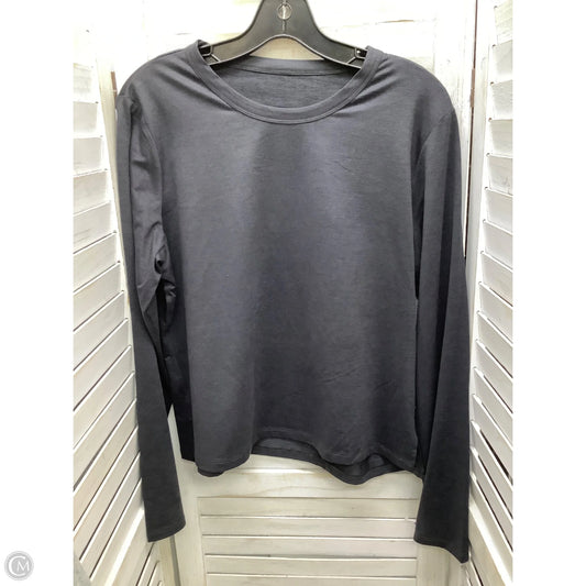 Top Long Sleeve By All In Motion In Grey, Size: L