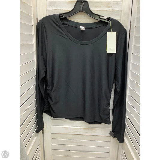 Top Long Sleeve By All In Motion In Black, Size: L