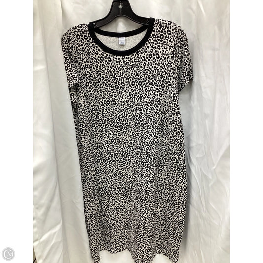Dress Casual Midi By Old Navy In Leopard Print, Size: L