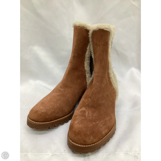 Boots Ankle Flats By Talbots In Brown, Size: 8.5