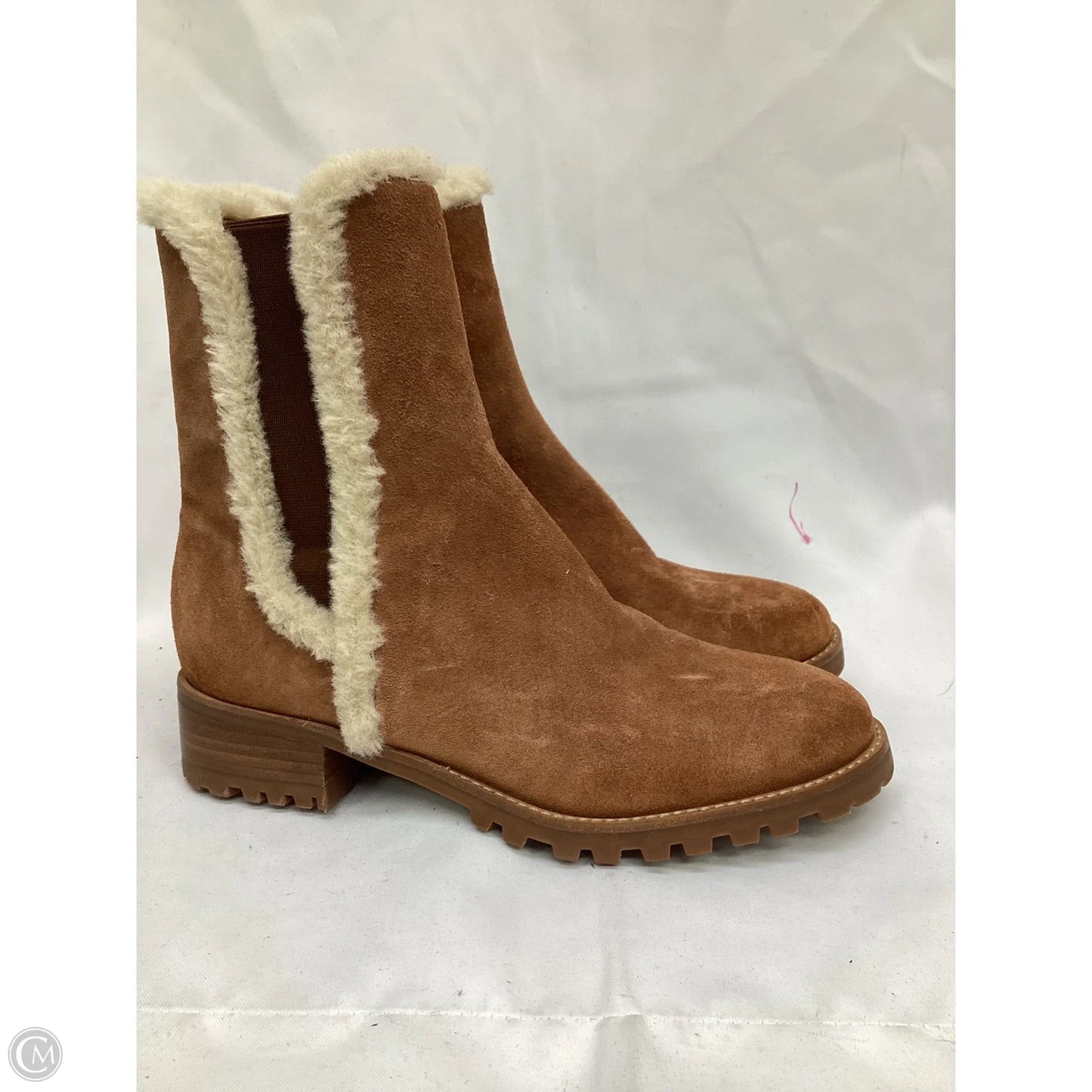 Boots Ankle Flats By Talbots In Brown, Size: 8.5