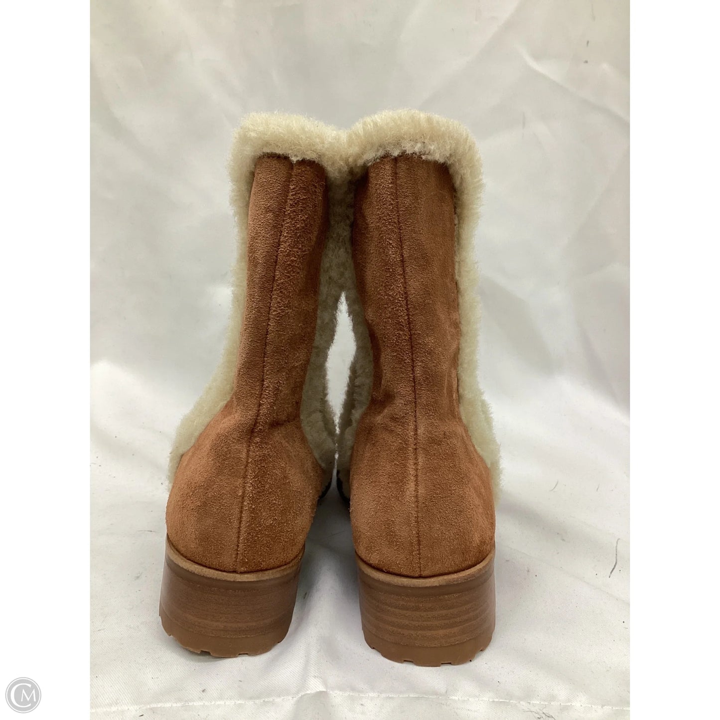 Boots Ankle Flats By Talbots In Brown, Size: 8.5