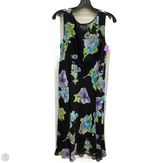 Dress Casual Midi By Talbots In Floral Print, Size: 8