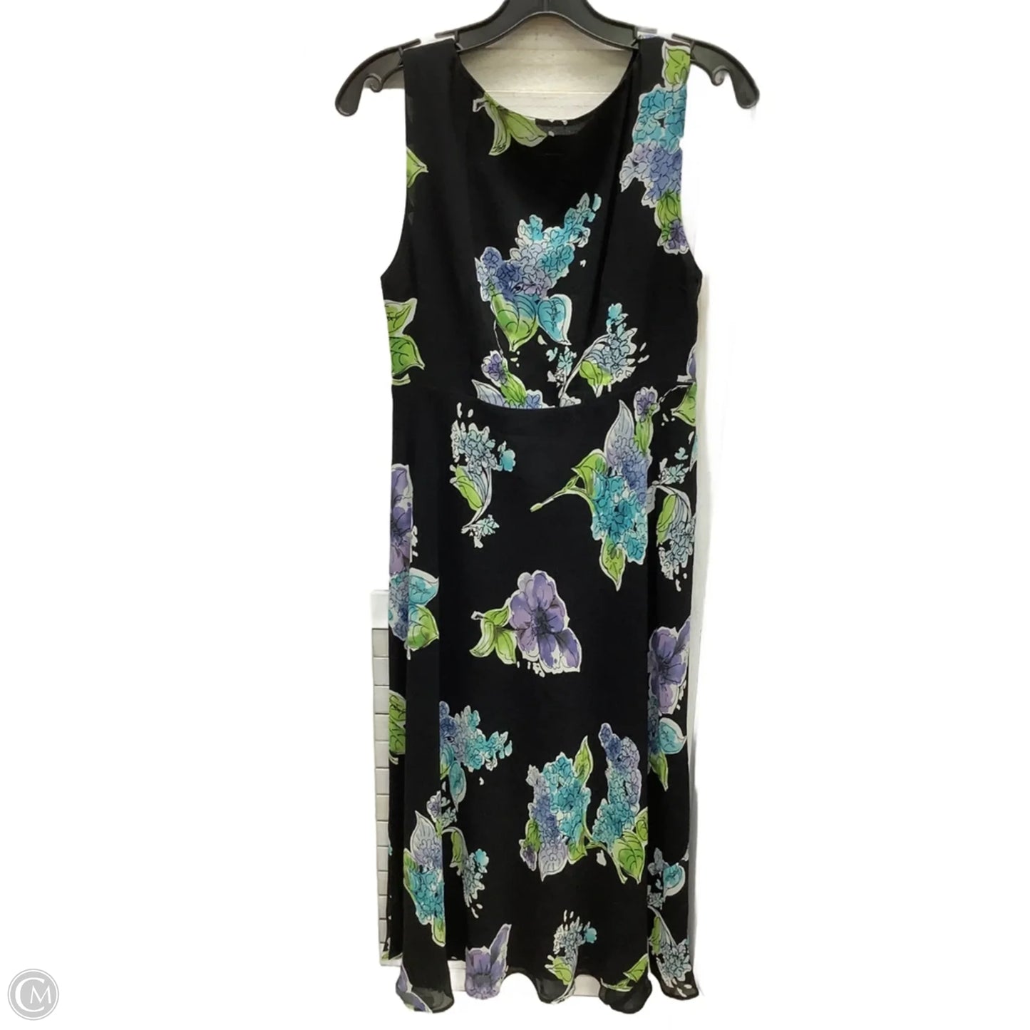 Dress Casual Midi By Talbots In Floral Print, Size: 8