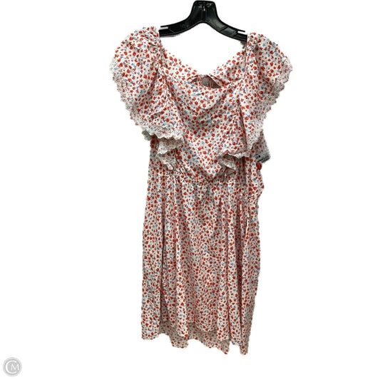 Dress Casual Midi By Old Navy In Floral Print, Size: Xl
