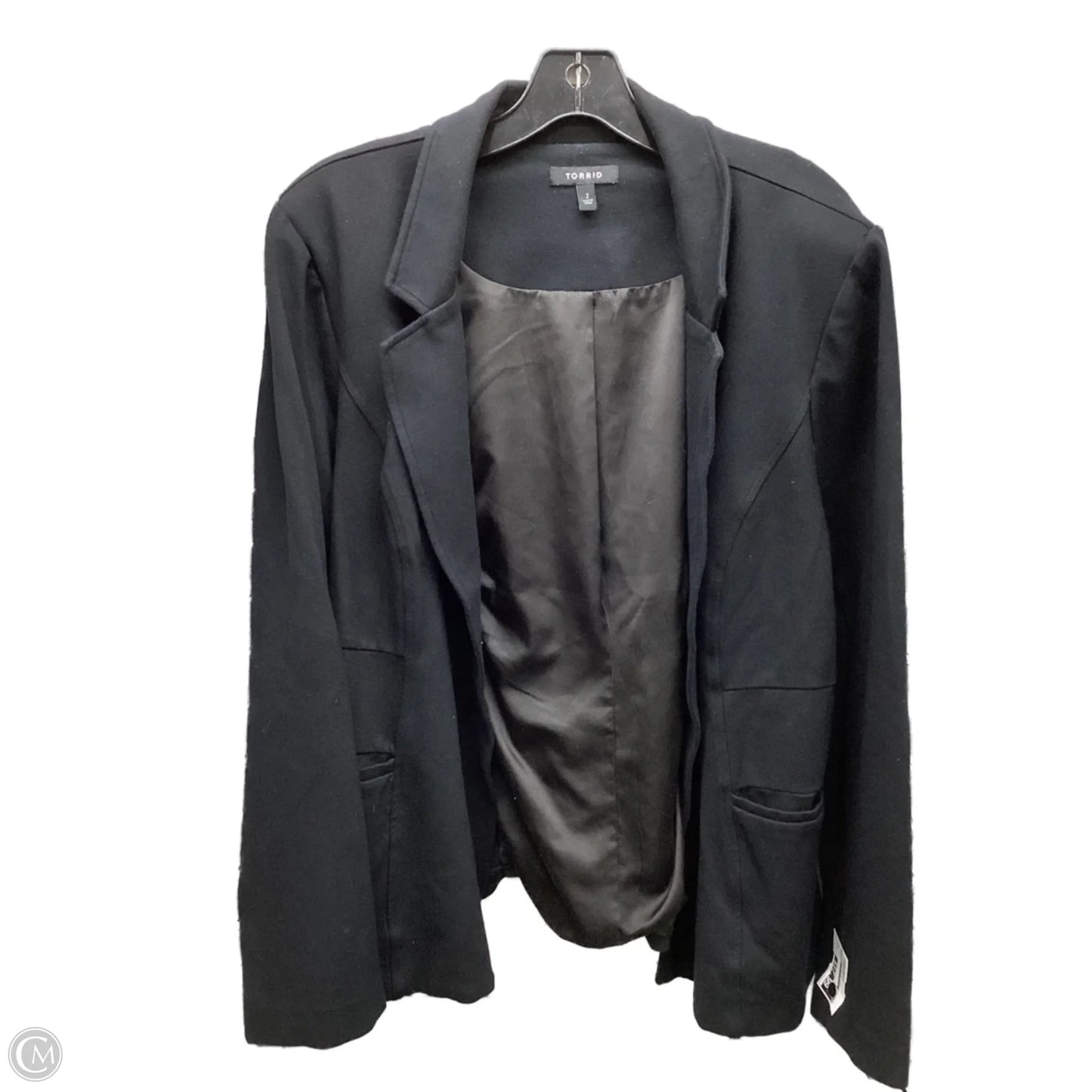 Blazer By Torrid In Black, Size: 2x