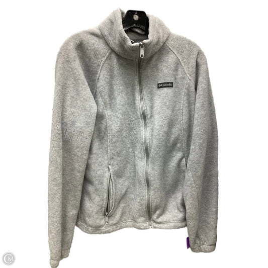 Jacket Fleece By Columbia In Grey, Size: Xl