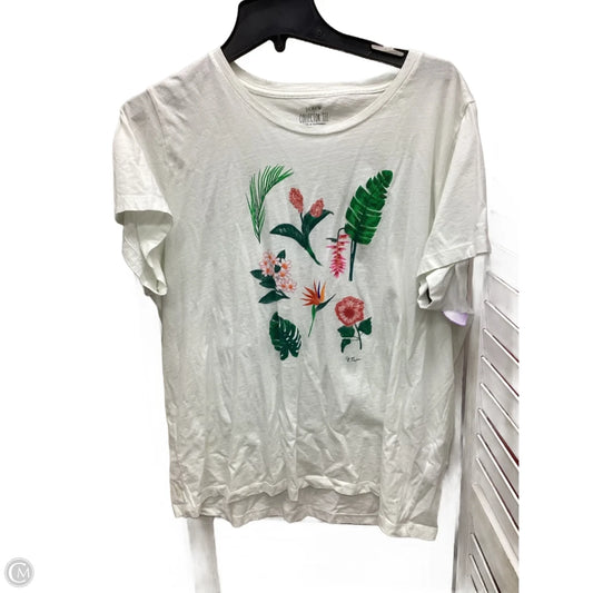 Top Short Sleeve By J. Crew In Floral Print, Size: Xxl