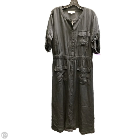 Dress Casual Maxi By Loft In Black, Size: 16