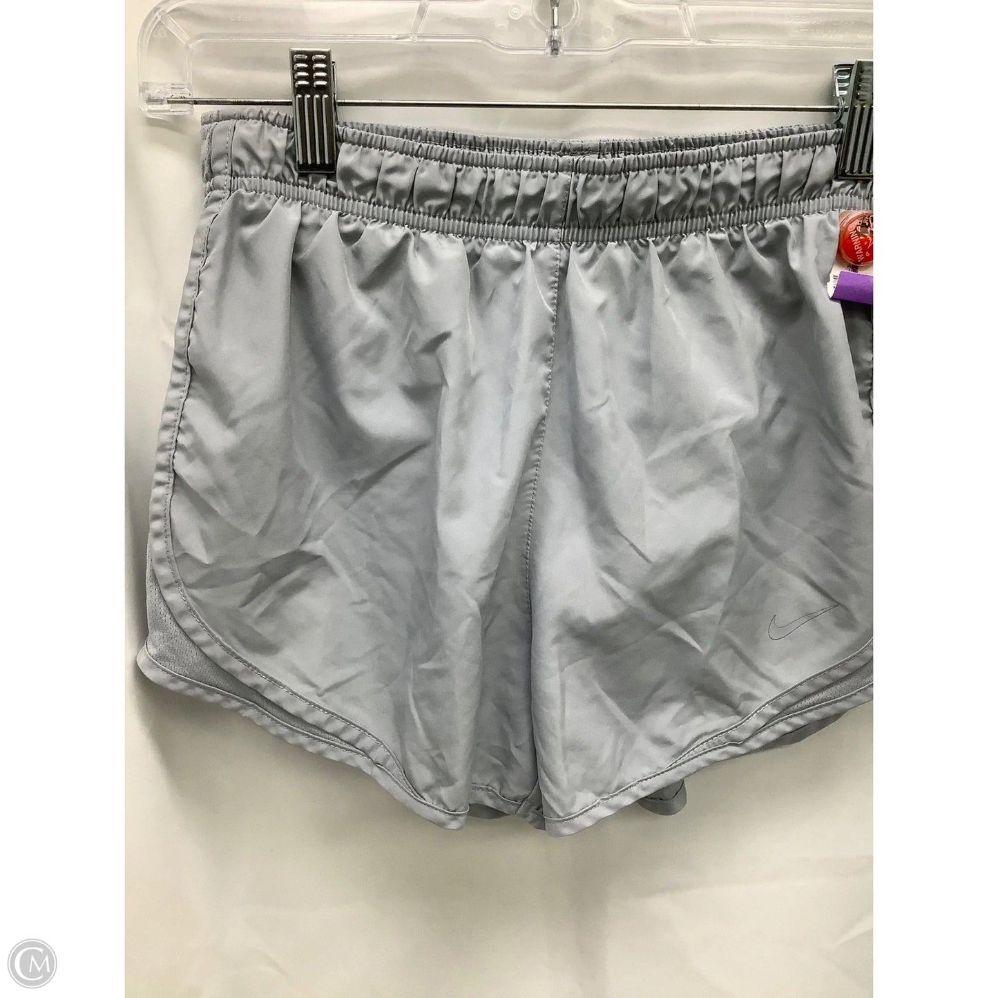 Athletic Shorts By Nike In Grey, Size: S