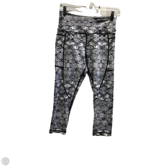 Athletic Leggings By Zyia In Black & White, Size: 6