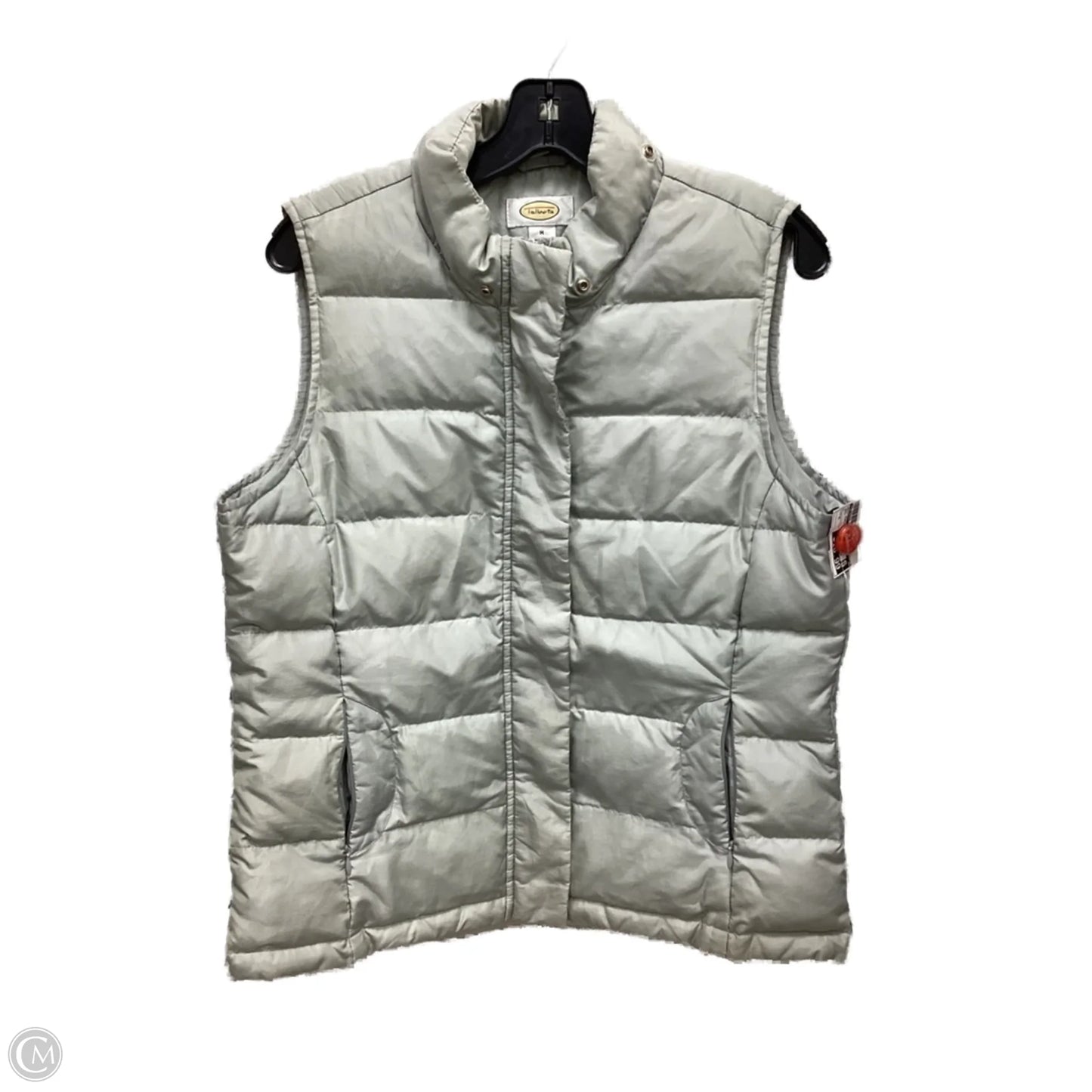 Vest Puffer & Quilted By Talbots In Grey, Size: M