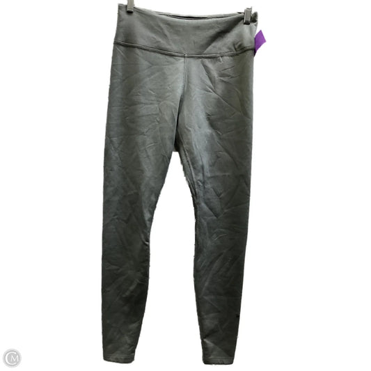 Athletic Leggings By Nike In Grey, Size: M