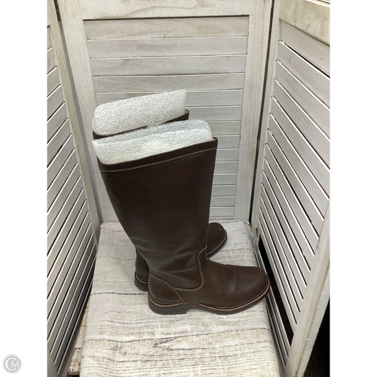 Boots Knee Flats By L.l. Bean In Brown, Size: 10