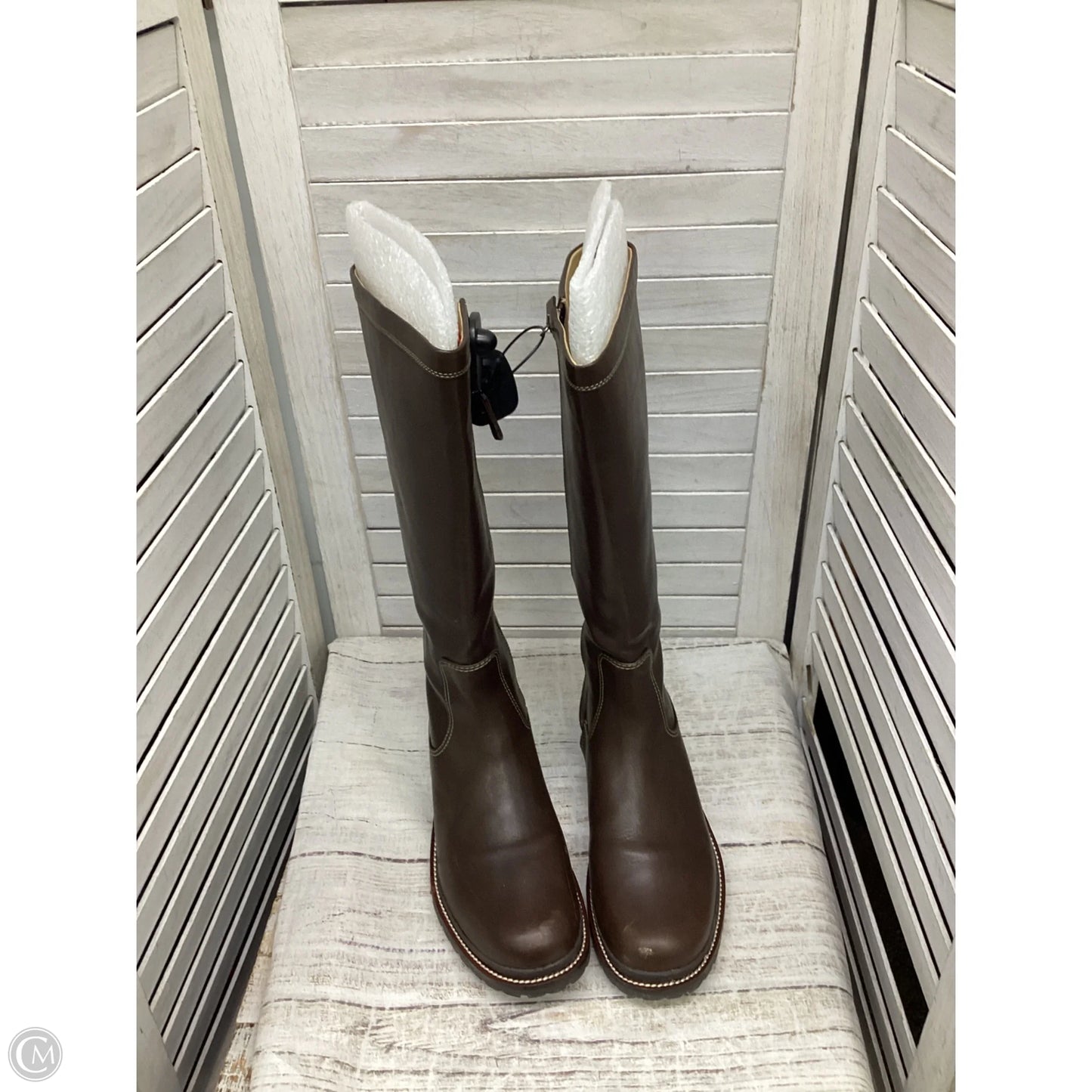 Boots Knee Flats By L.l. Bean In Brown, Size: 10