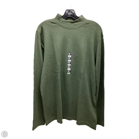 Top Long Sleeve By Croft And Barrow In Green, Size: Xl