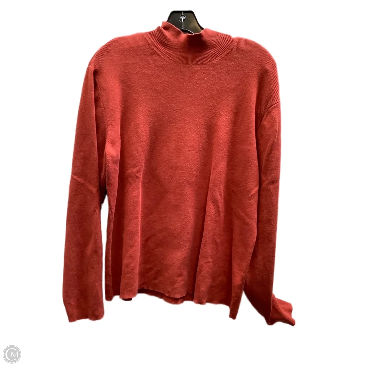 Top Long Sleeve By Talbots In Red, Size: Xl