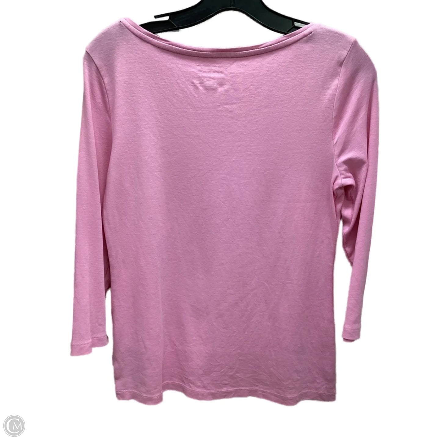 Top Long Sleeve By Talbots In Pink, Size: M