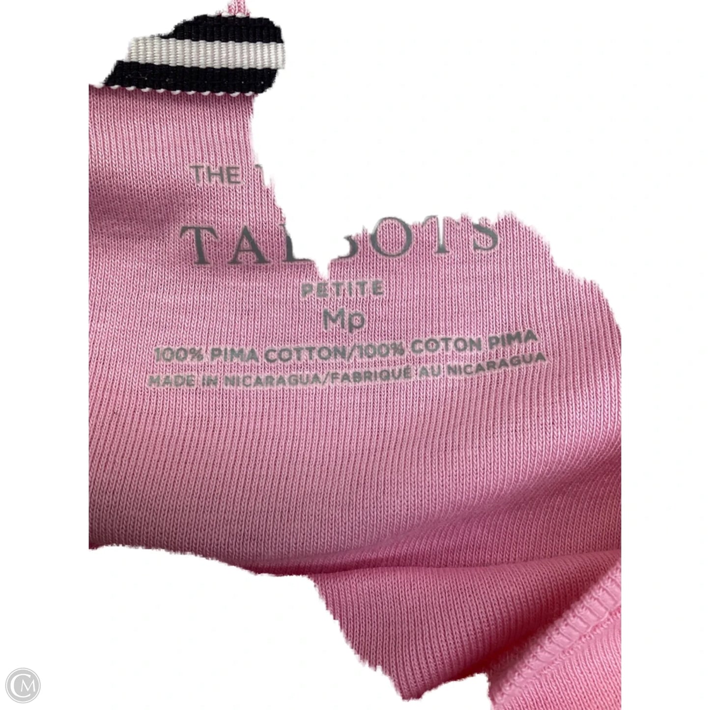 Top Long Sleeve By Talbots In Pink, Size: M