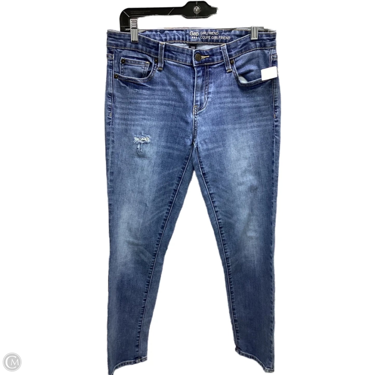Jeans Skinny By Gap In Blue Denim, Size: 4