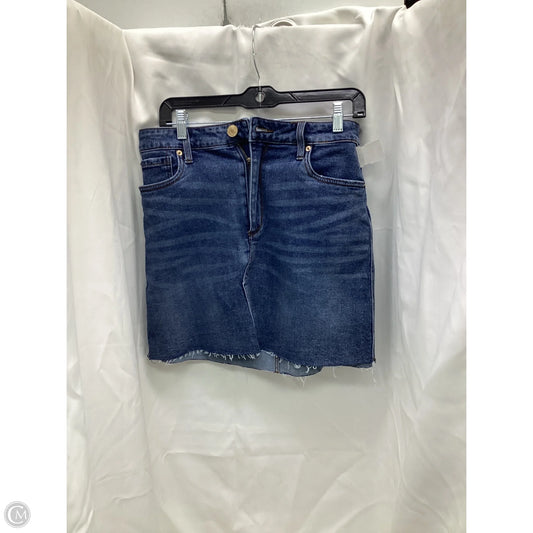 Skirt Midi By Clothes Mentor In Blue Denim, Size: 12