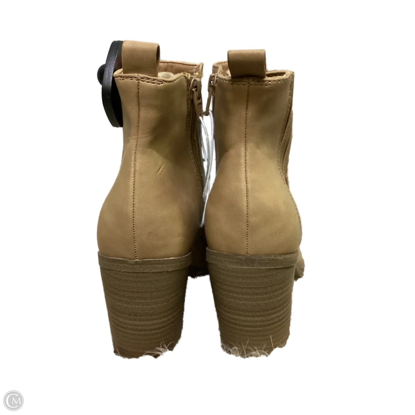 Boots Ankle Heels By Universal Thread In Tan, Size: 7.5
