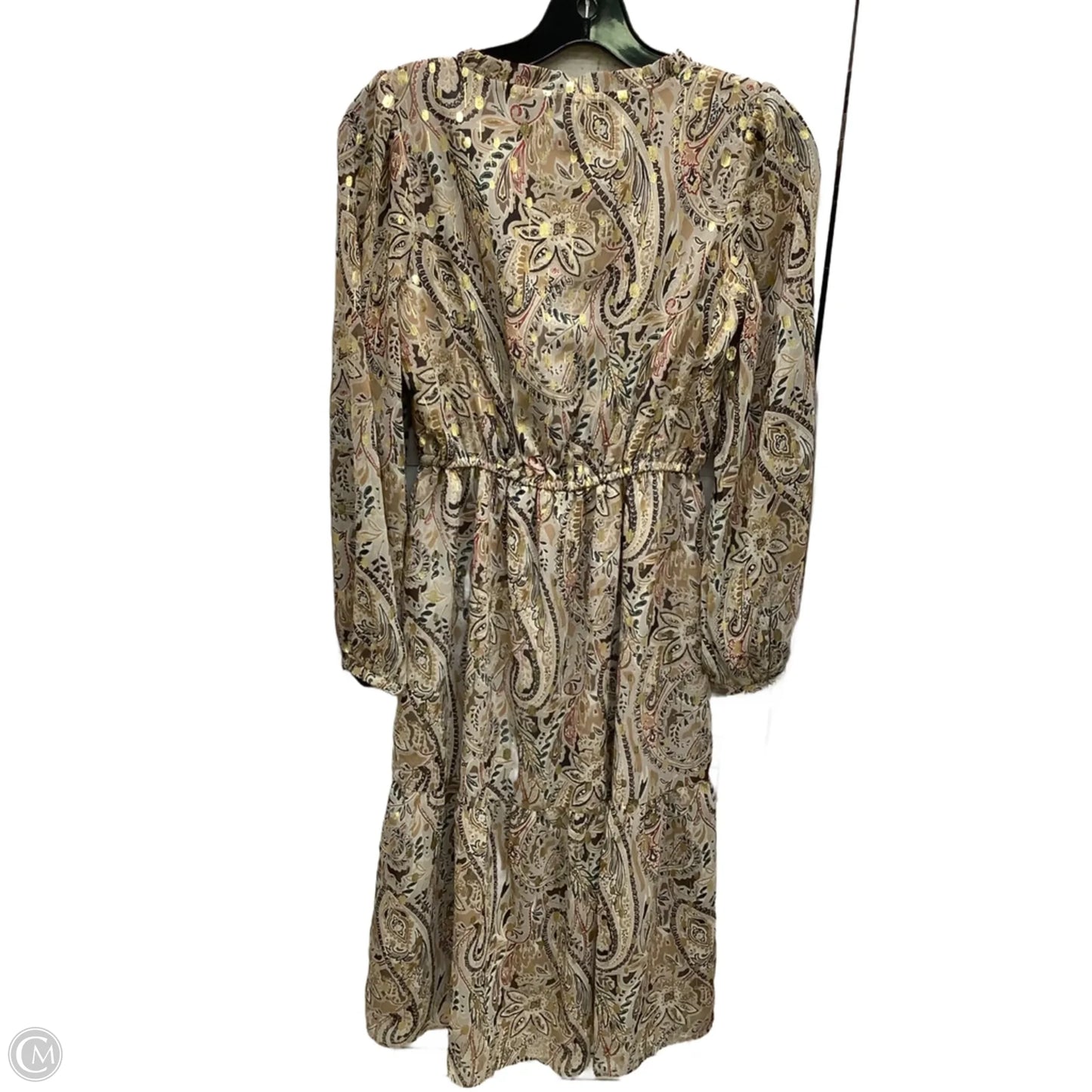 Dress Casual Midi By Loft In Multi-colored, Size: XXSP