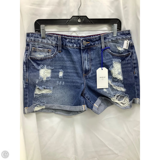 Shorts By Clothes Mentor In Blue Denim, Size: 14